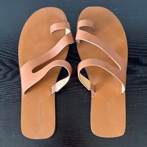 Madewell Tan Strappy Sandals